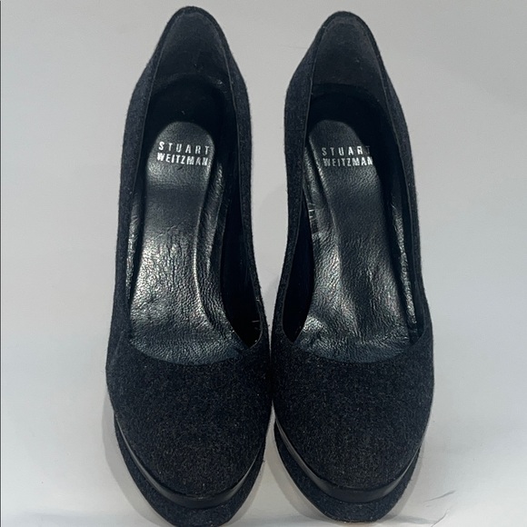 EUC STUART WEITZMAN Wool Platform Pumps - Picture 10 of 15